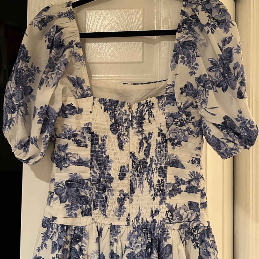 A&F Floral Puff Sleeve Maxi Dress - Picture 5 of 6